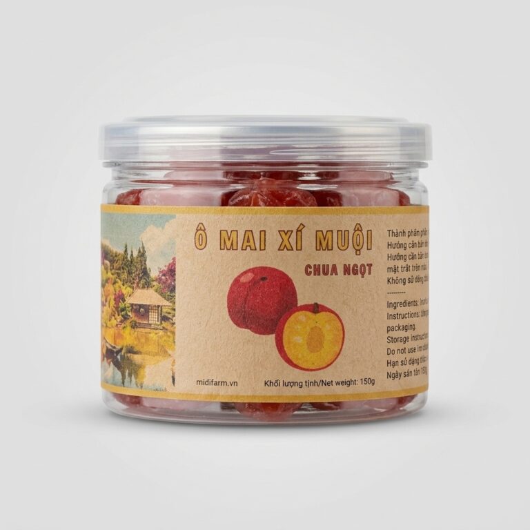 Xí muội đào không hạt chua ngọt 150g MDF