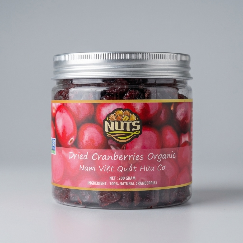 Nam việt quất hữu cơ Nuts 200g