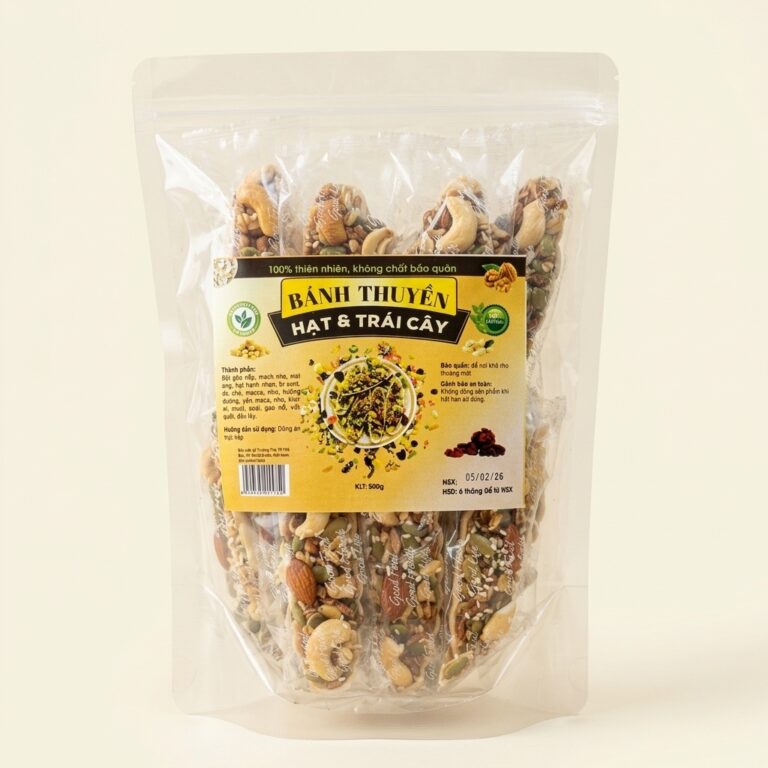Bánh thuyền mix hạt 400g