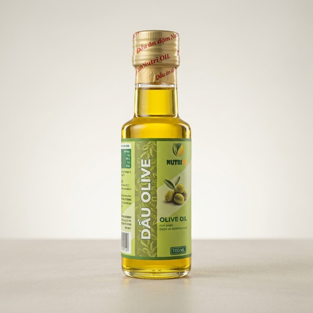 Dầu olive ép lạnh NUTRI oil 100ml
