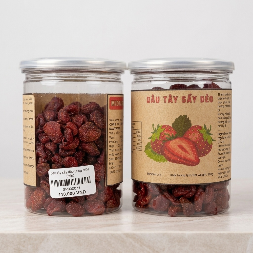 Dâu tây sấy dẻo 300g MDF