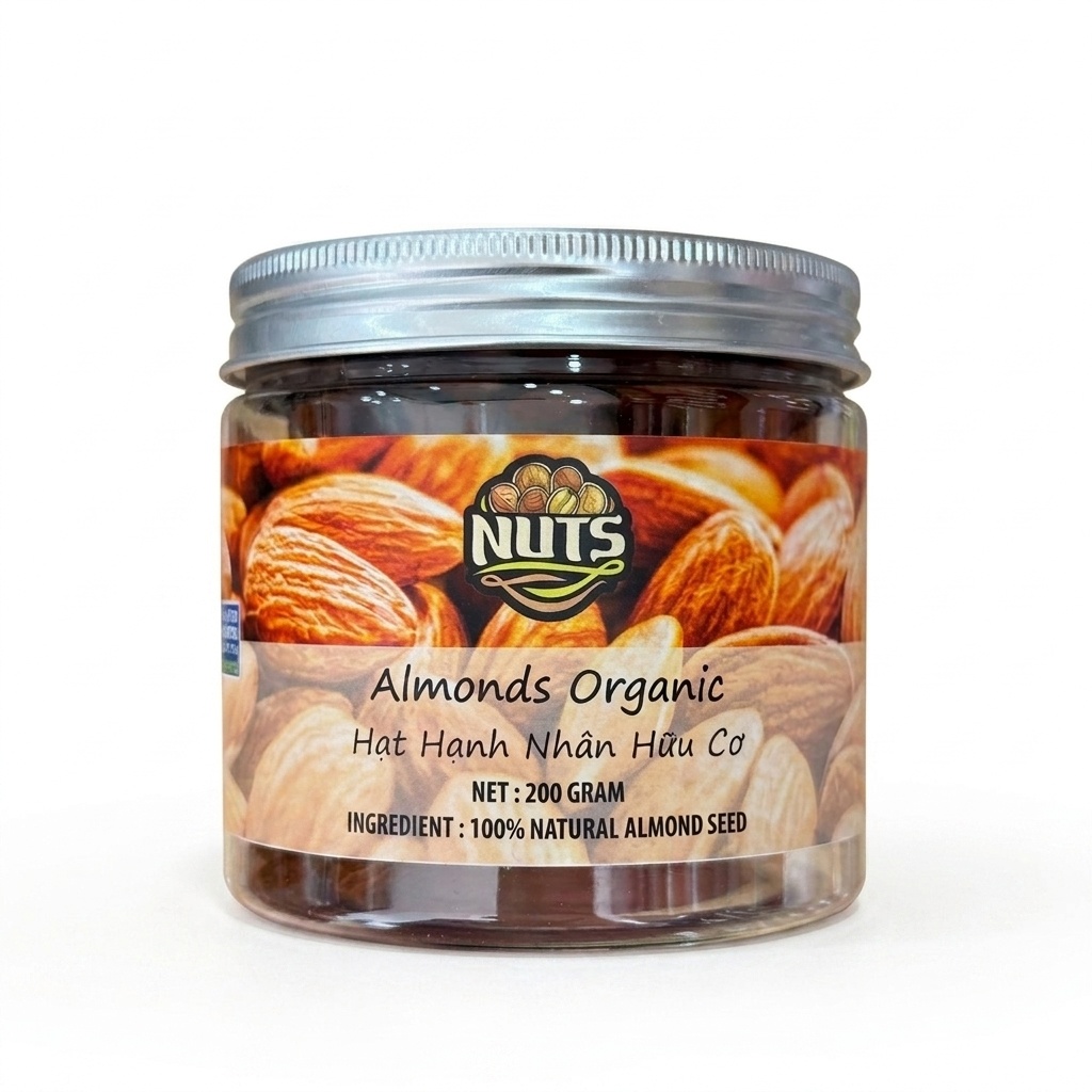 Hạt hạnh nhân hữu cơ Nuts
