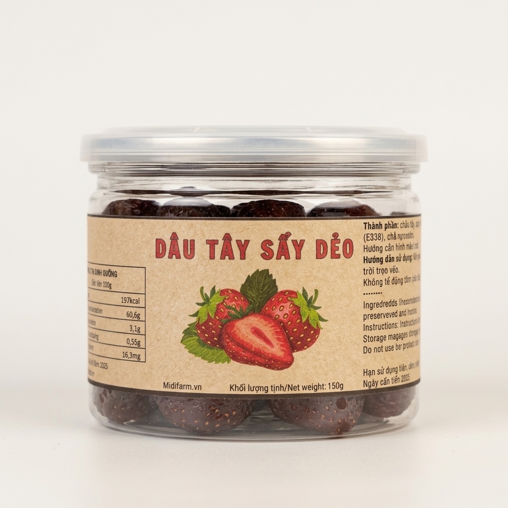 Dâu tây sấy dẻo 150g MDF