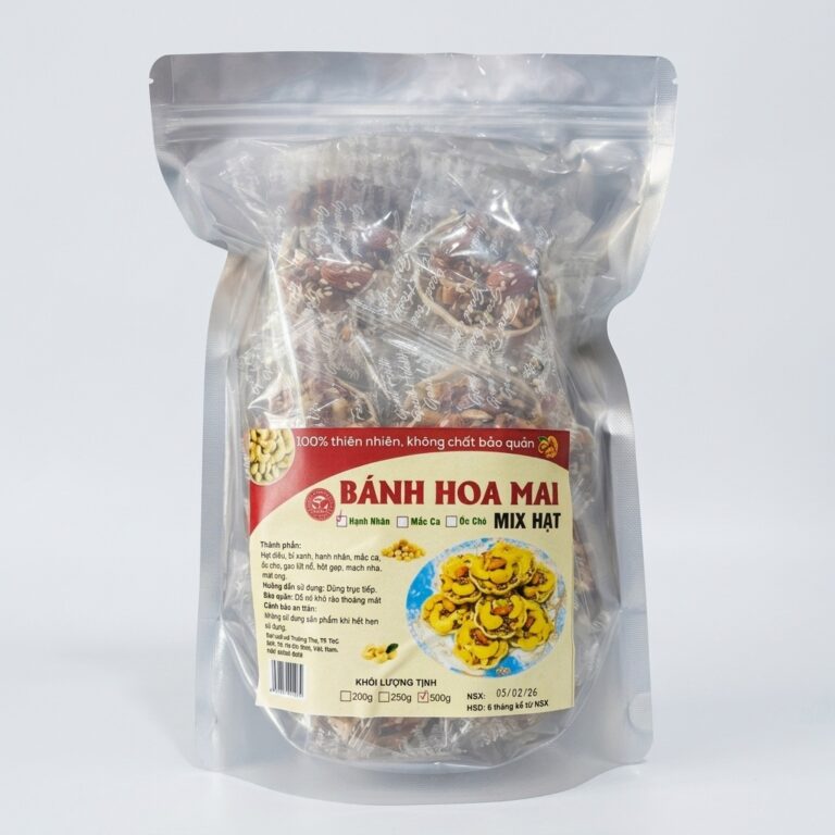 Bánh hoa mai 2 hạnh nhân 500g