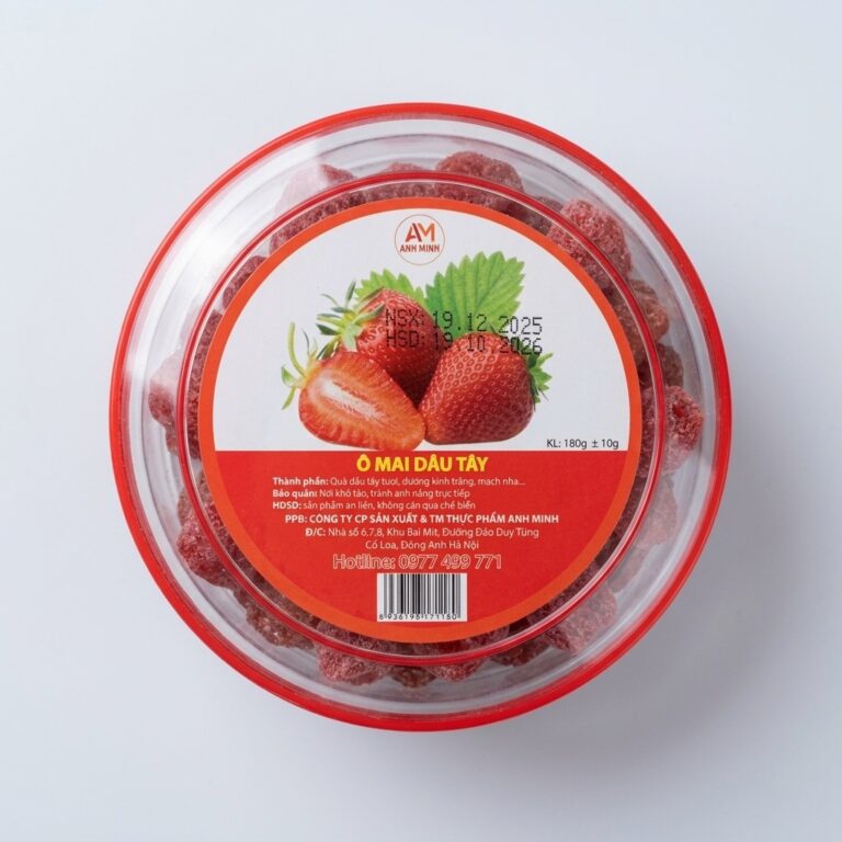 Ô mai dâu tây 180g