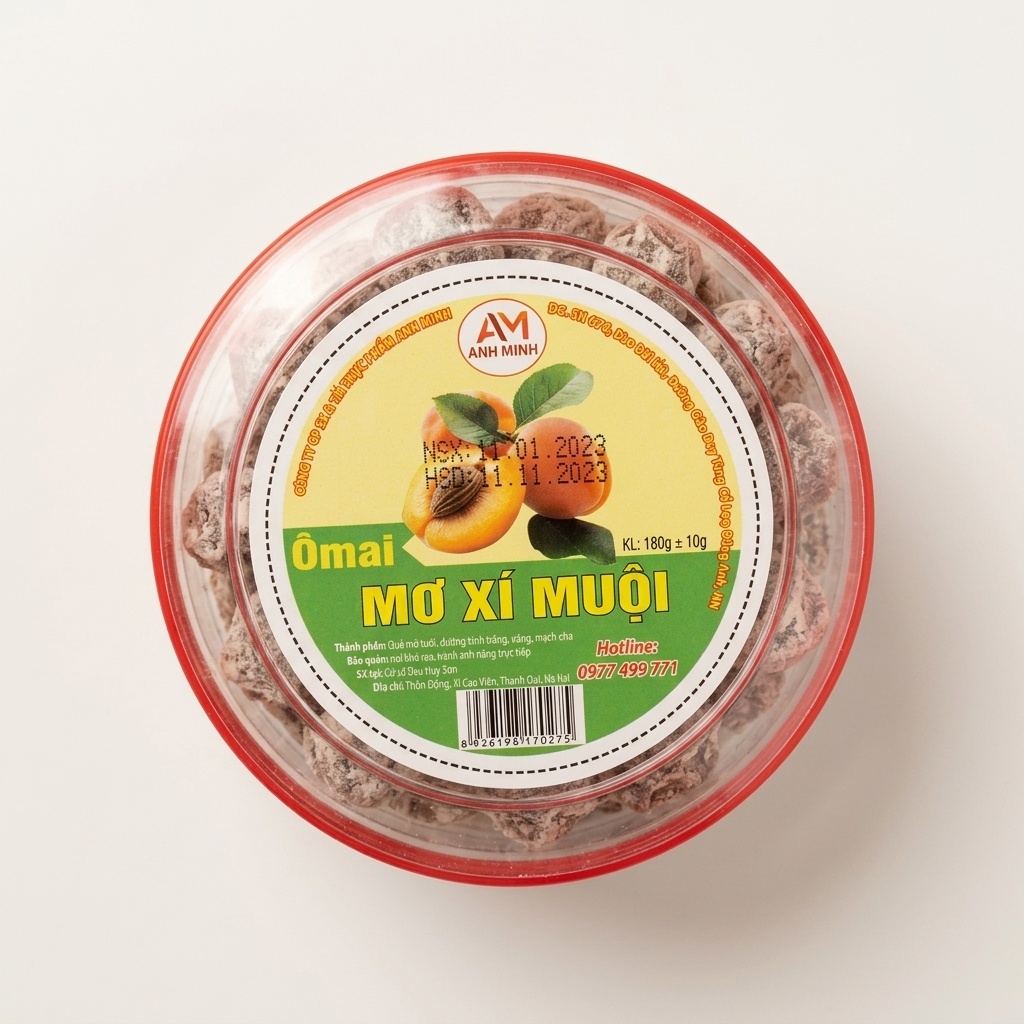 Ô mai mơ xí muội anh minh 180g