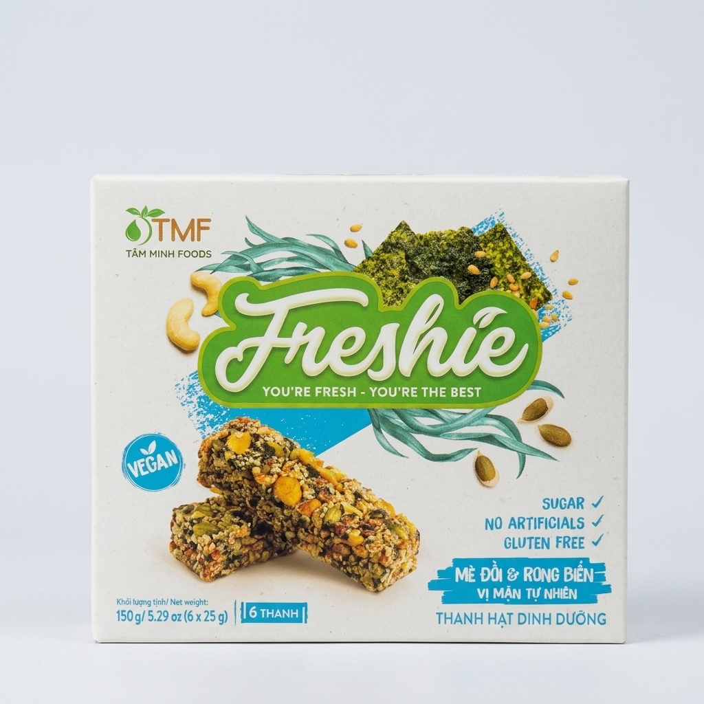 Thanh hạt dinh dưỡng mè đồi & rong biển 150g TMF