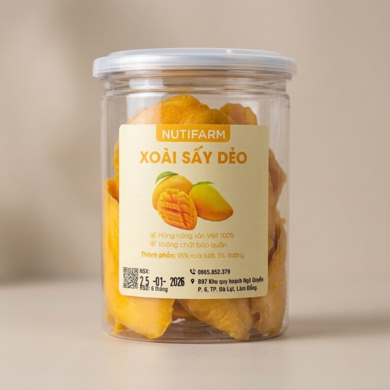 Xoài sấy dẻo nguyên vị 250g MDF