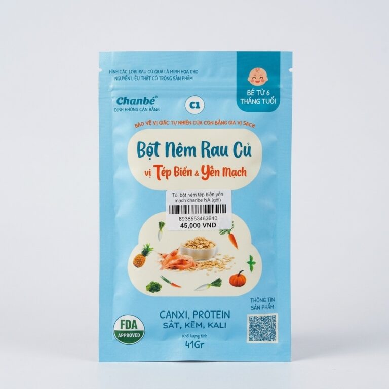 Túi bột nêm tép biển yến mạch chanbe NA