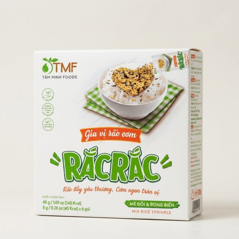 GIA VỊ RẮC cơm mè đồi & rong biển hộp 48g TMF