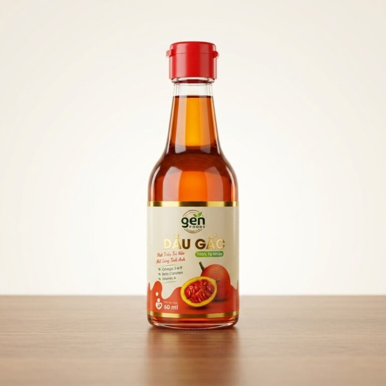 Dầu dầu gấc 60ml gen foods Huy Hùng