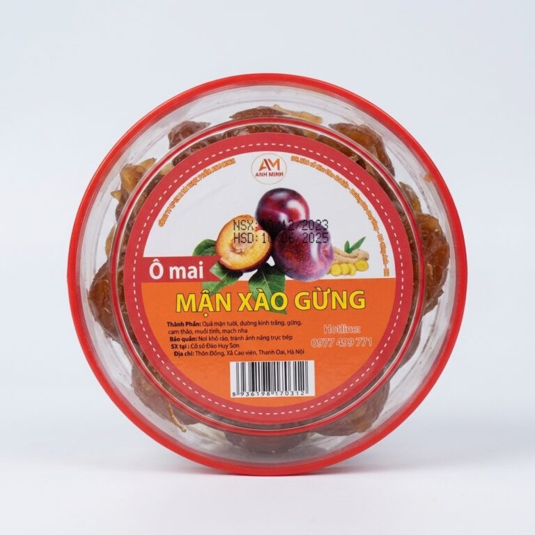 Ô mai mận xào gừng anh minh 180g