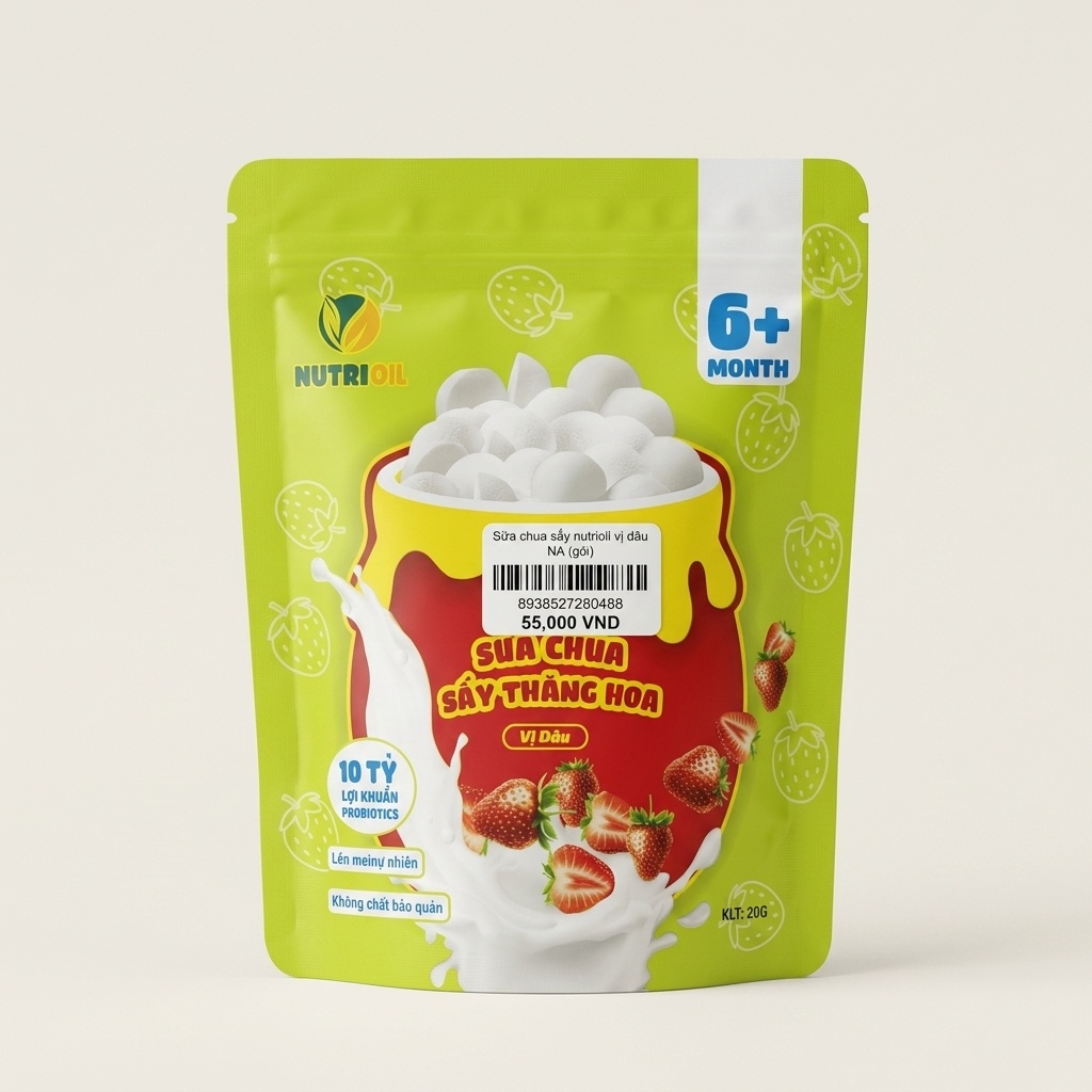 Sữa chua sấy nutrioli vị dâu NA