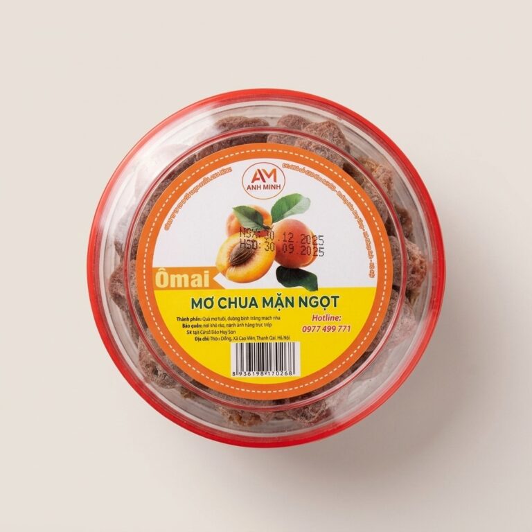 Ô mai mơ chua mặn ngọt 180g