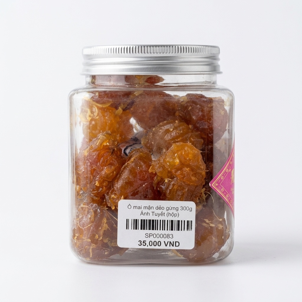 Ô mai mận dẻo gừng 300g Ánh Tuyết