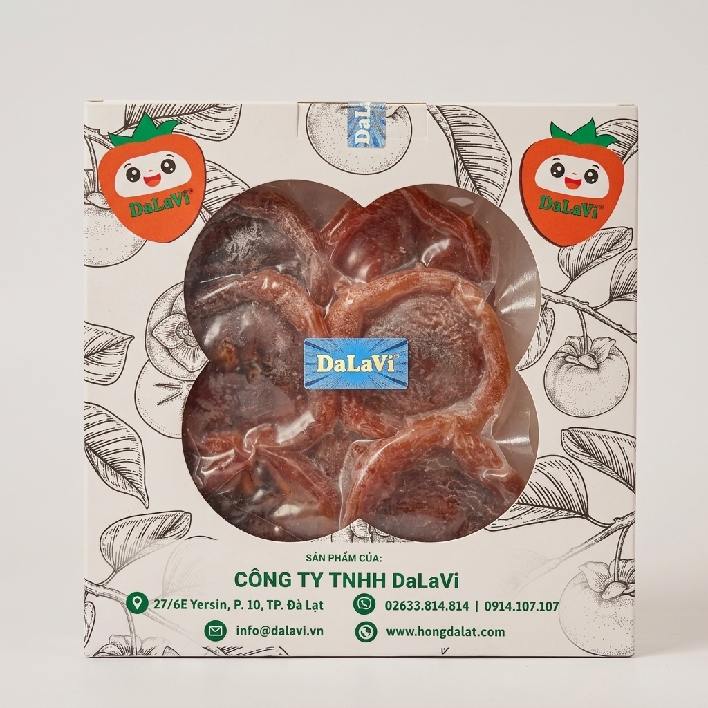 Hồng sấy dẻo miếng dalavi 250g