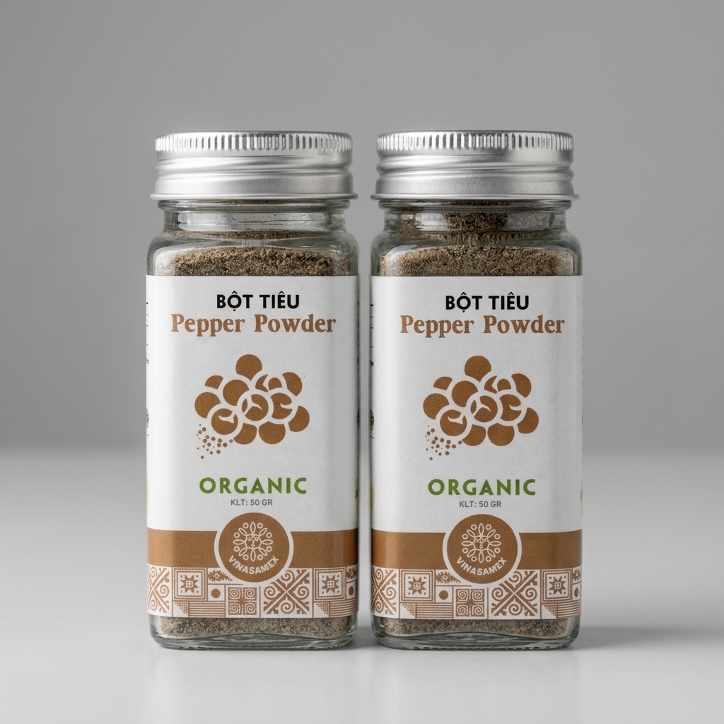 Bột tiêu hữu cơ Vinasamex 50g