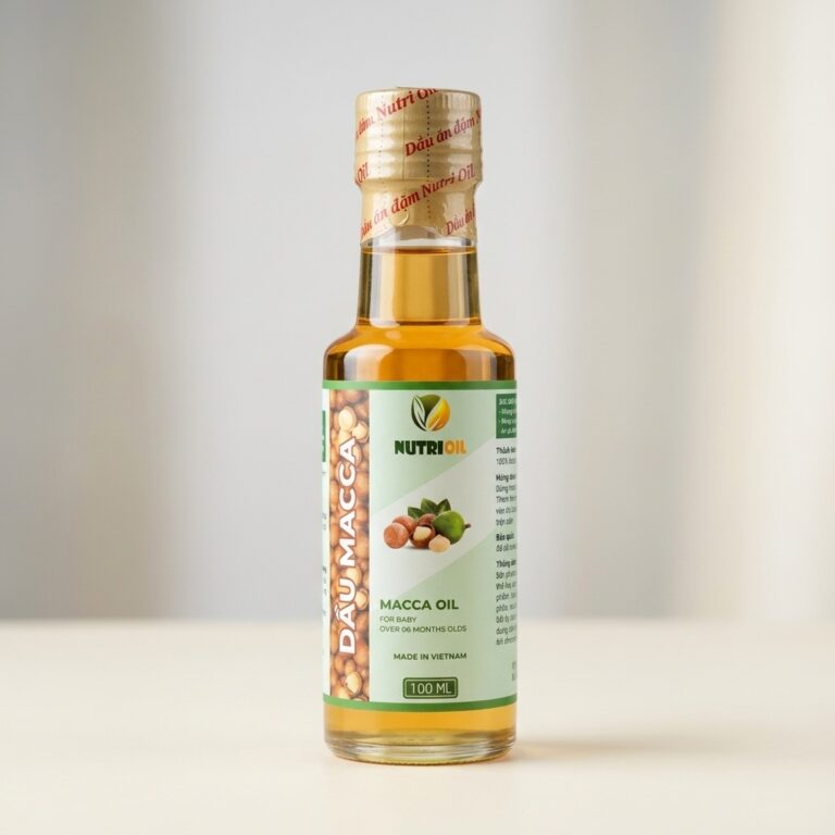 Dầu ăn trẻ em Macca NUTRI oil 100ml