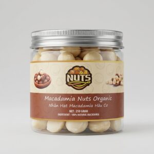 Nhân hạt macadamia hữu cơ Nuts
