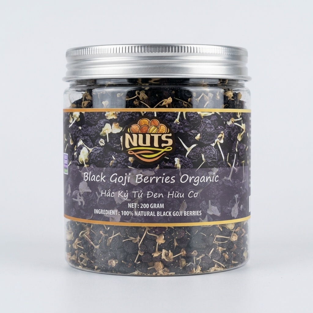 Hắc kỷ tử đen hữu cơ Nuts