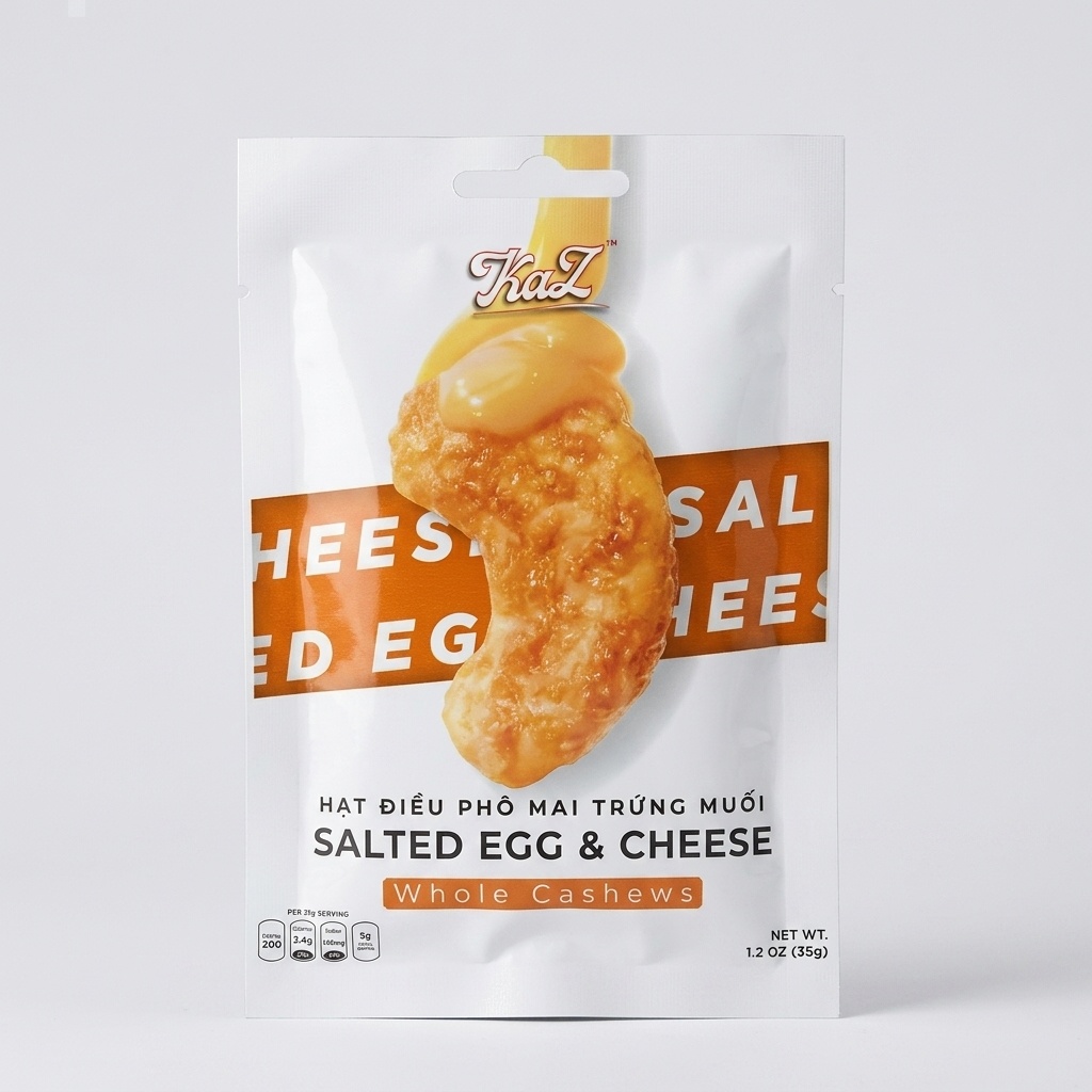Hạt điều kazori phô mai trứng muối 35g KAZ