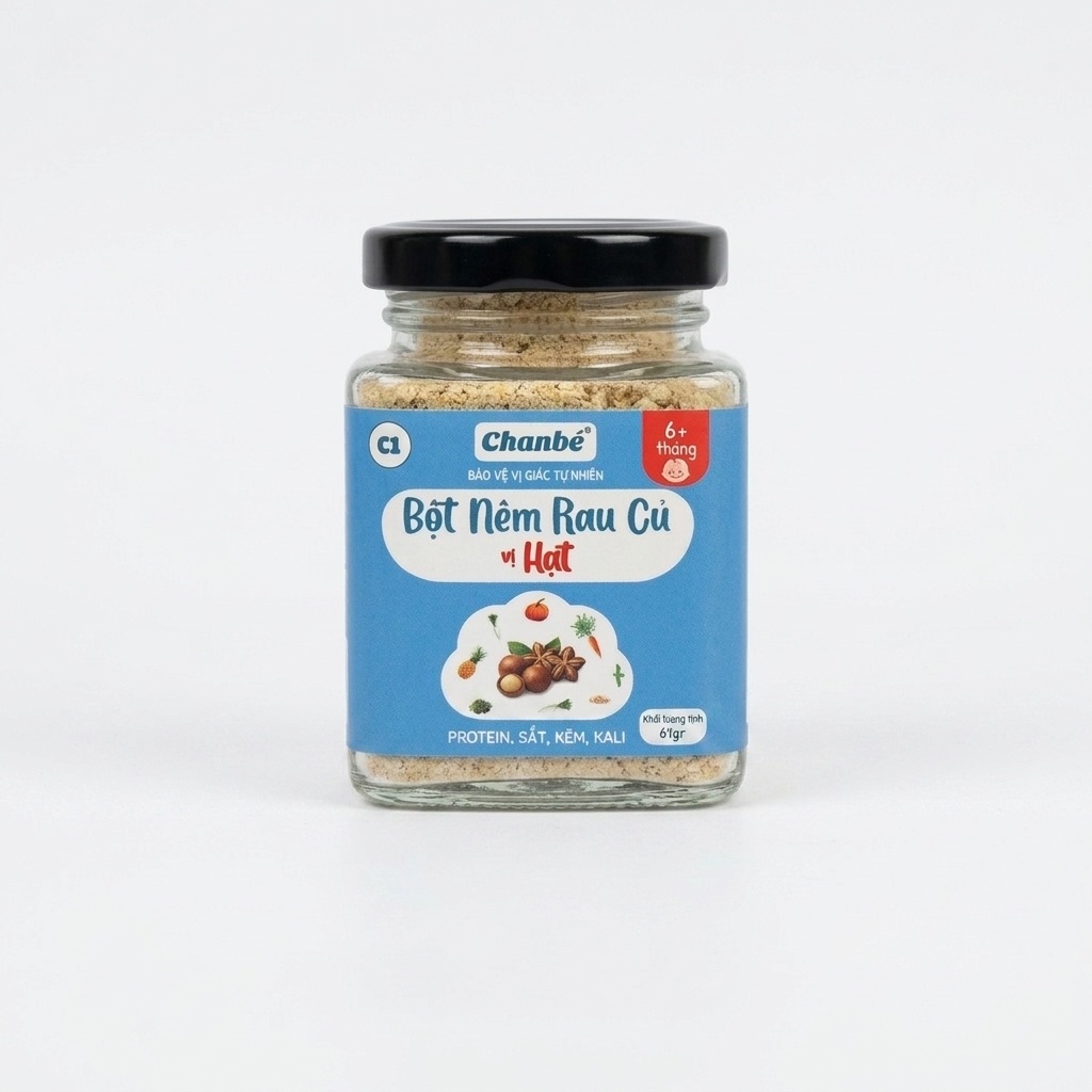 Bột nêm rau củ hạt chanbe hũ 61g
