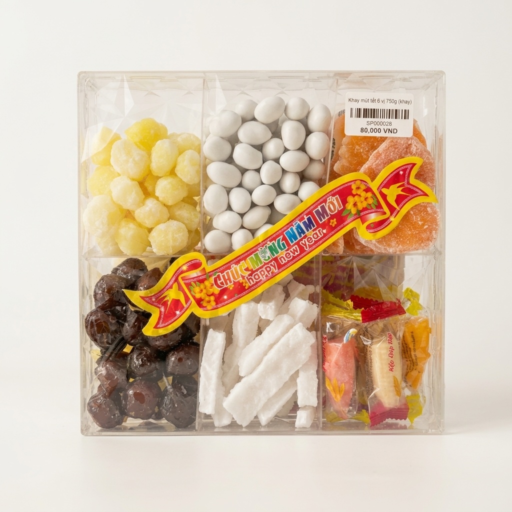 Khay mứt tết 6 vị 750g