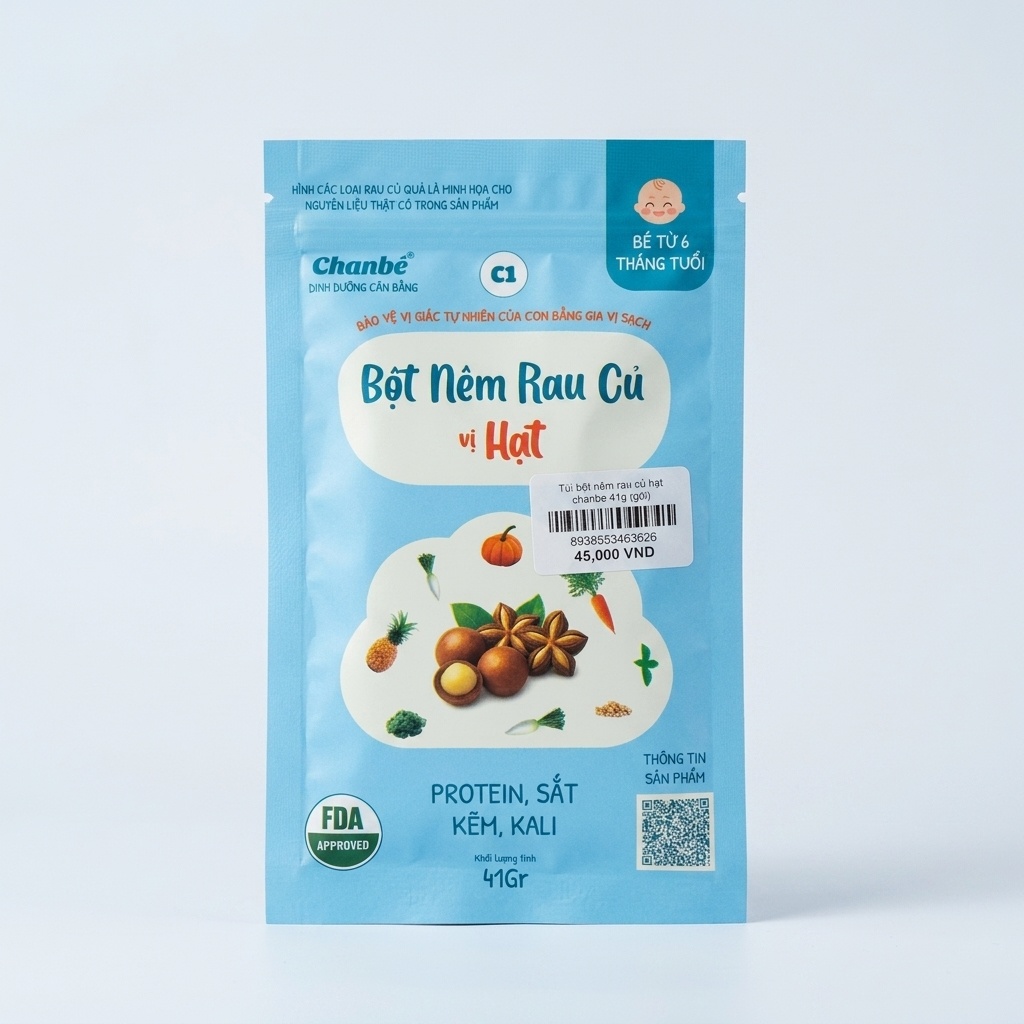 Túi bột nêm rau củ hạt chanbe 41g