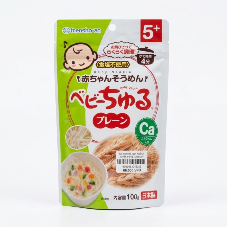 Mì mensho tách muối vị truyền thống 100g