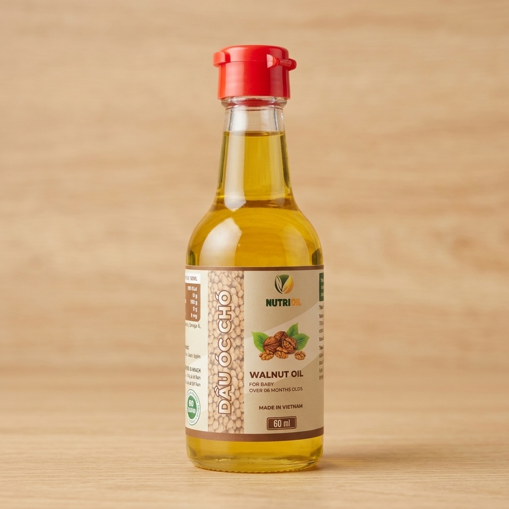 Dầu óc chó ép lạnh NUTRI oil
