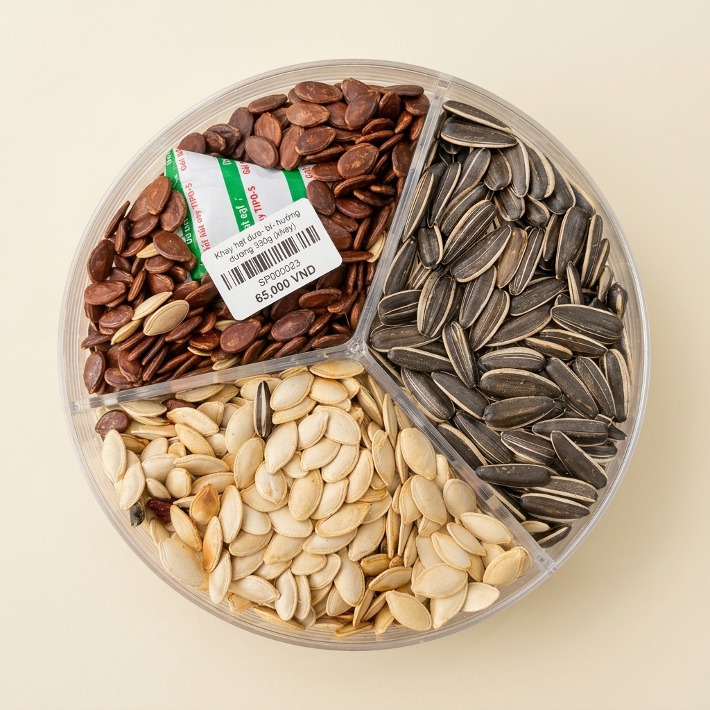 Khay hạt dưa- bí- hướng dương 330g