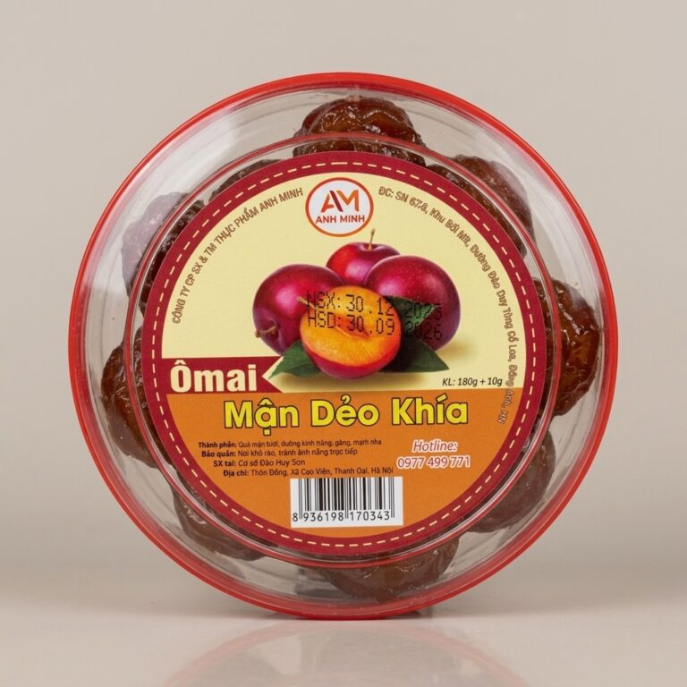Ô mai mận dẻo khía Minh Anh 180g