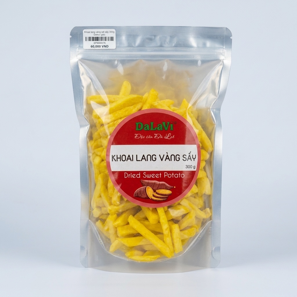 Khoai lang vàng sợi sấy 300g Dalavi