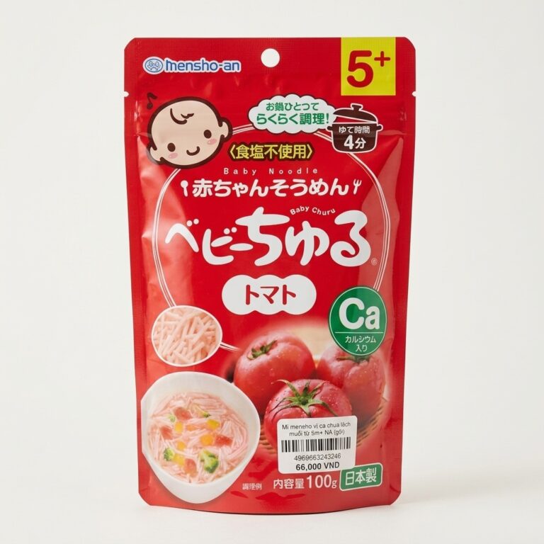 Mì mensho vị cà chua tách muối từ 5m+ NA