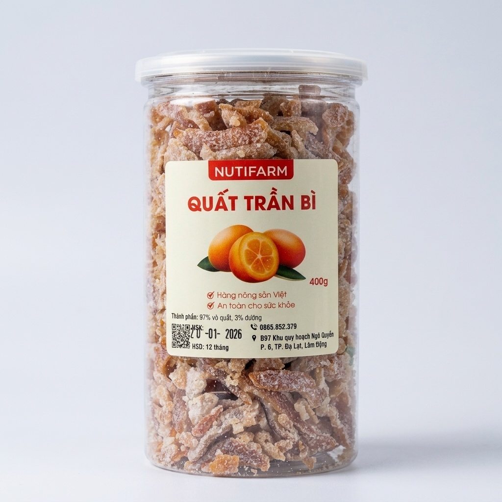 Trần bì xí muội sấy khô 400g MDF