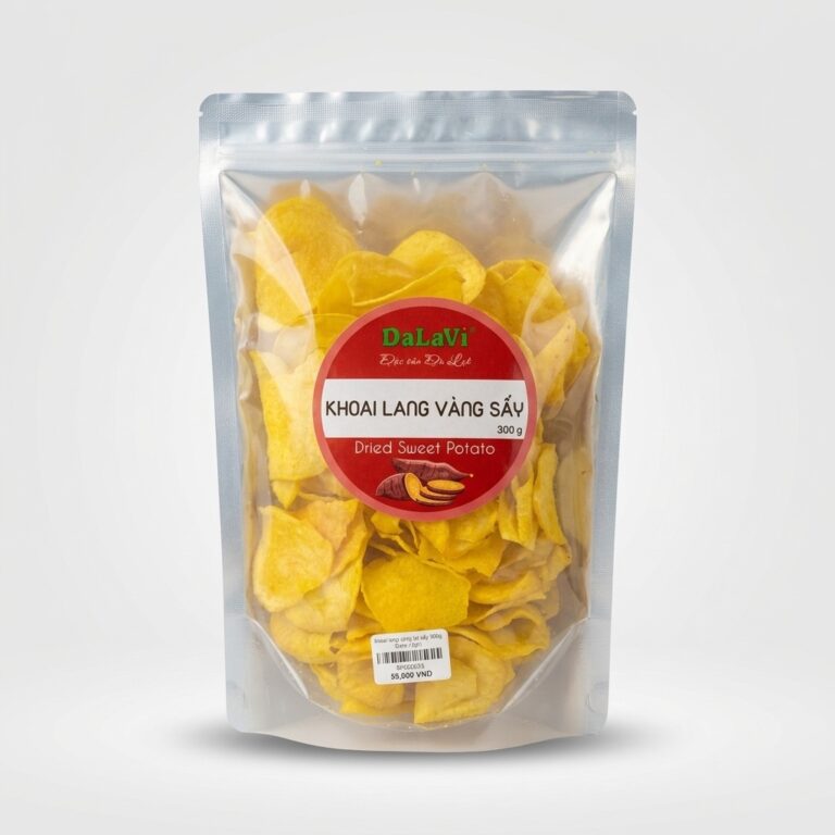 khoai lang vàng lát sấy 300g Dalavi