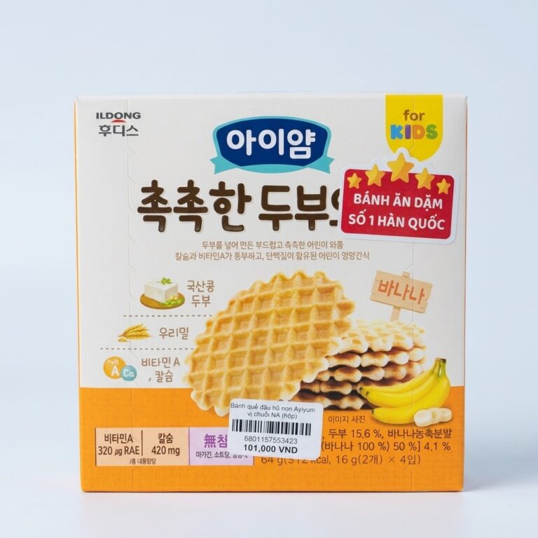 Bánh quế đậu hũ non Ayiyum vị chuối NA