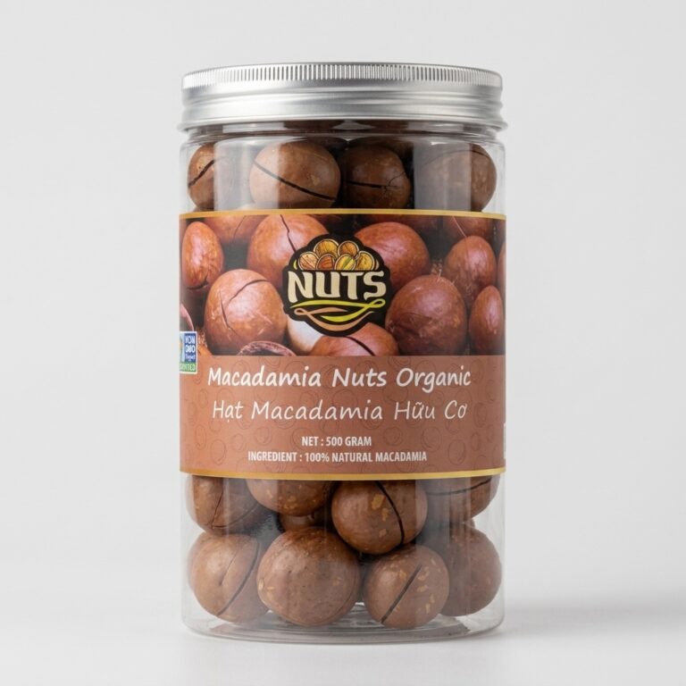 Hạt macadamia hữu cơ Nuts 500g