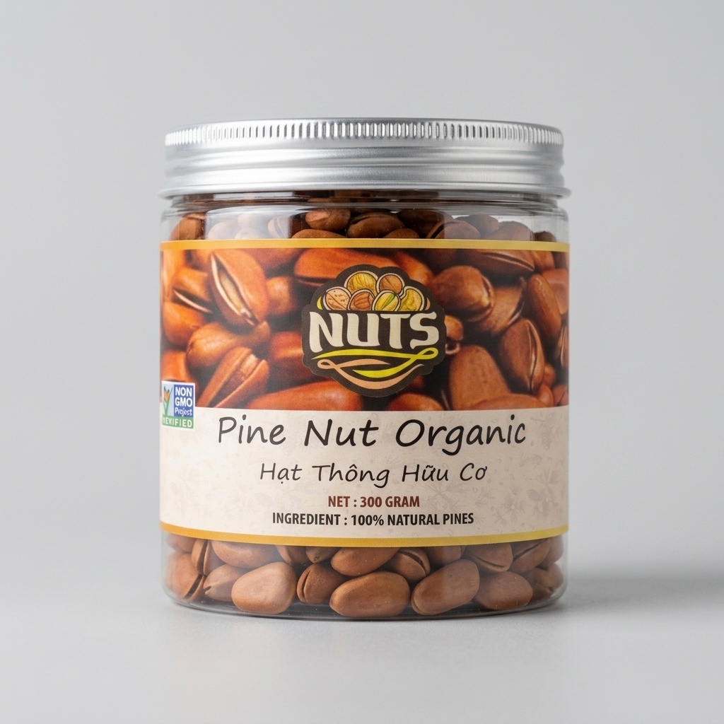 Hạt thông nuts Organic 300g Nuts