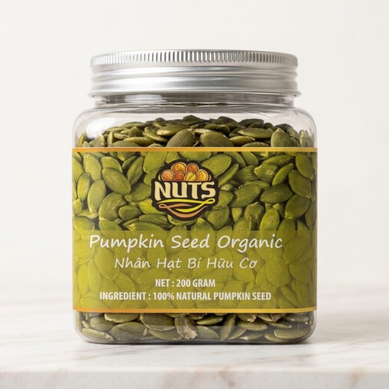 Nhân hạt bí hữu cơ Nuts 200g