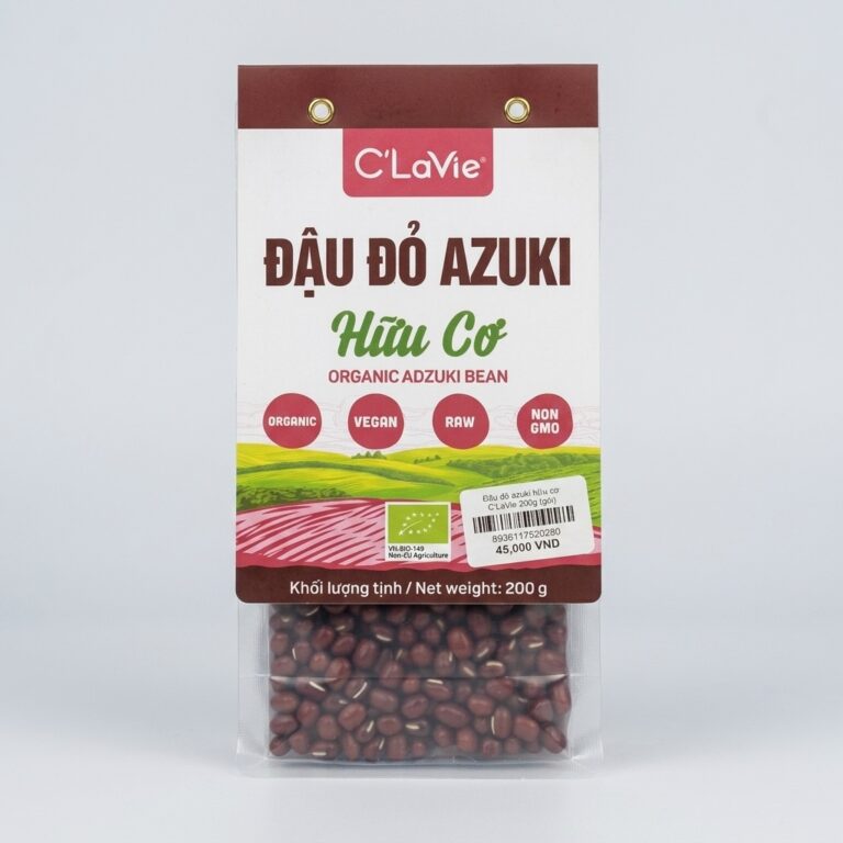 Đậu đỏ azuki hữu cơ C'LaVie