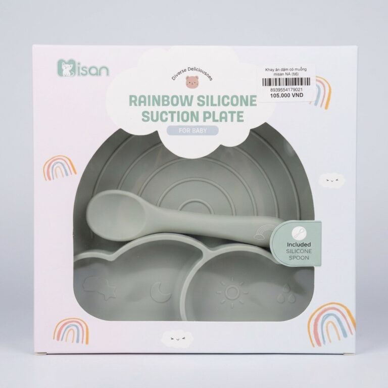 Khay ăn dặm có muỗng misan NA