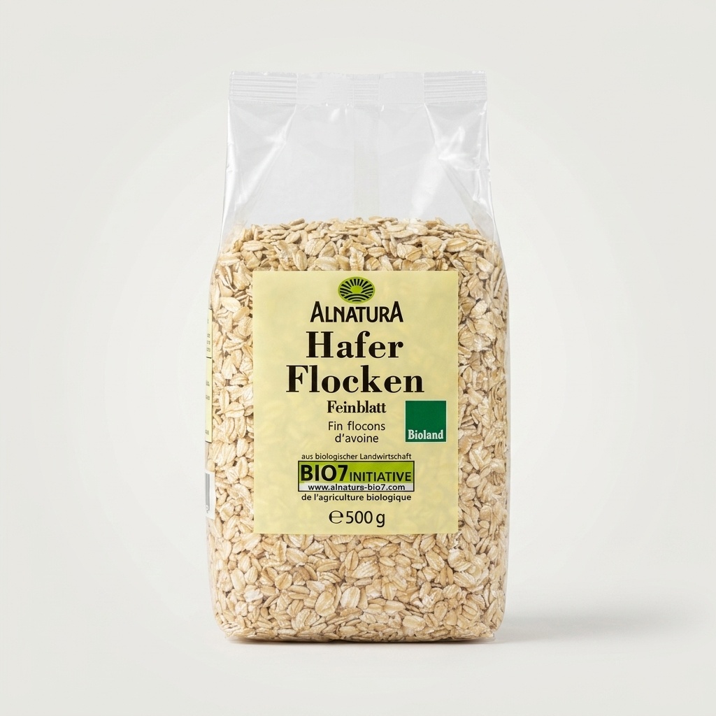 Yến mạch Hafer Flocken 500g Nuts( cán nguyên hạt)