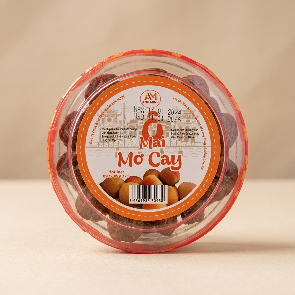 Ô mai mơ cay anh minh 180g